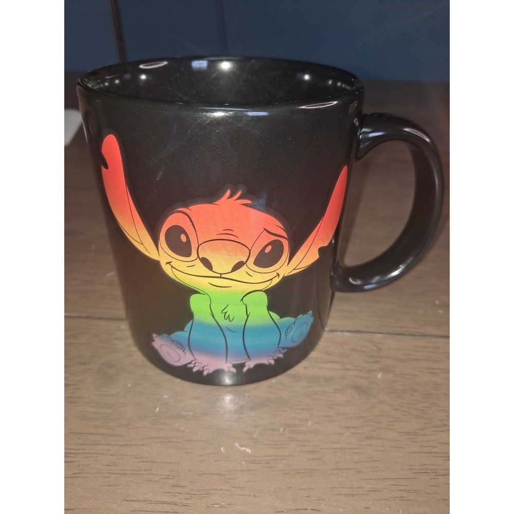 Disney Rainbow Stitch Ohana Means Family Ceramic Coffee‎ Mug 20oz